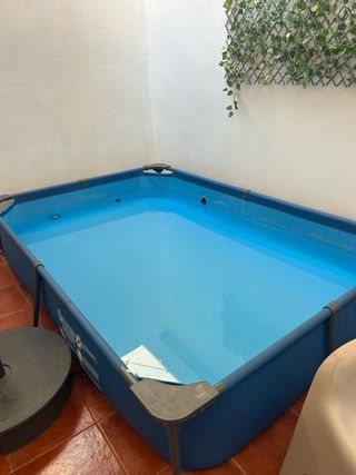 Piscina desmontable azul 2,20m x 1,50m 