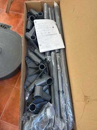 Piscina desmontable azul 2,20m x 1,50m