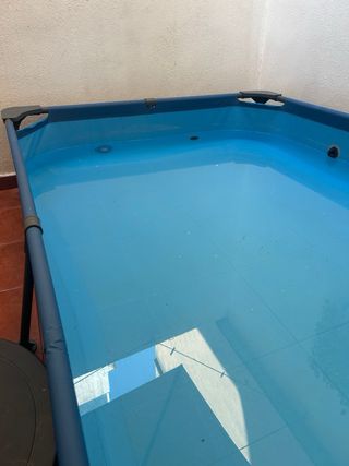 Piscina desmontable azul 2,20m x 1,50m