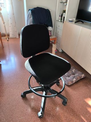 Silla de escritorio negra
