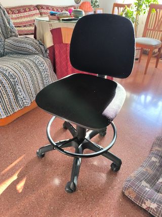 Silla de escritorio negra
