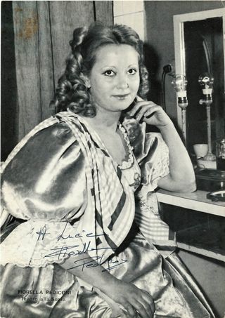 Foto autografata Fiorella Pediconi Teatro Scala