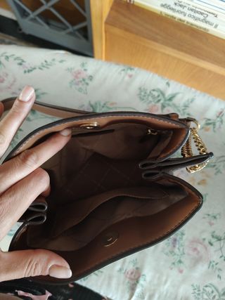 Borsa Michael Kors secchiello marrone