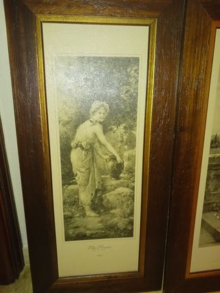 Pareja de cuadros decorativos