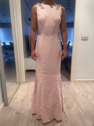 Vestido de fiesta rosa