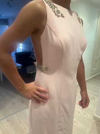 Vestido de fiesta rosa