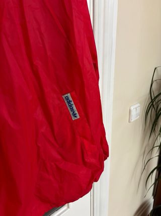 Chubasquero Kway Vintage Adidas Rojo