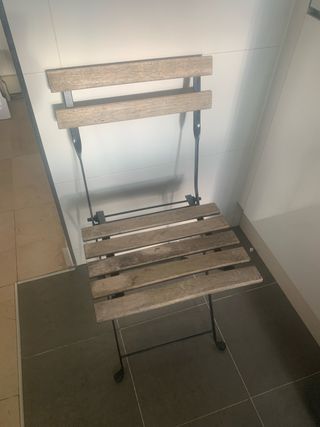Silla Terraza Ikea Madera Plegable