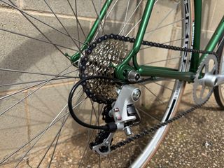 Bicicleta Clásica Restaurada Verde