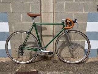 Bicicleta Clásica Restaurada Verde