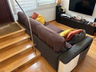 Sofa amplio con ChaiseLongue Deslizantes para Cama
