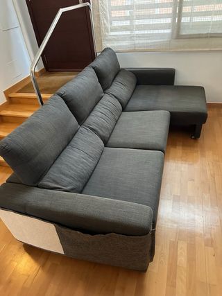 Sofa amplio con ChaiseLongue Deslizantes para Cama
