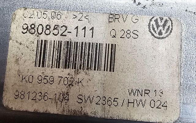1K0959792G Motor elevalunas VOLKSWAGEN PASSAT