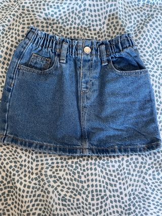 Falda vaquera niña