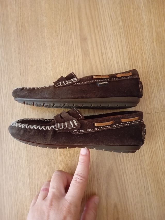 Mocasines piel marrón Atlanta T.29