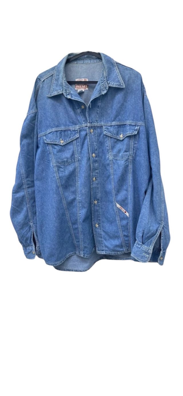 Camisa ganga Diesel azul