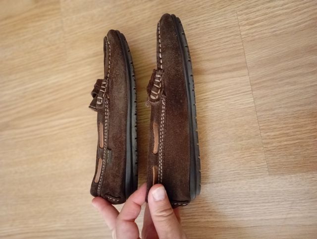 Mocasines Atlanta piel marrón T.30