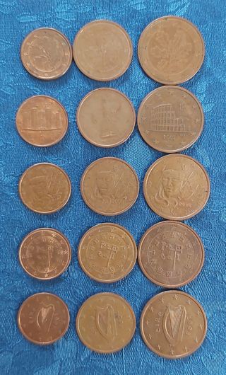 Lote de Monedas Céntimos de Euro