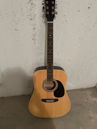 Guitarra Acústica Madera Clara