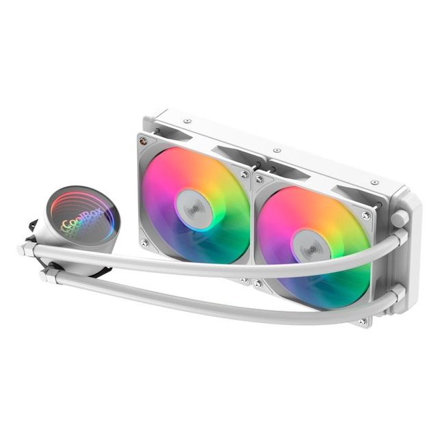 Refrigeración Líquida Coolbox ARGB Blanca