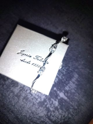 Pulsera Plata Ley Circonitas