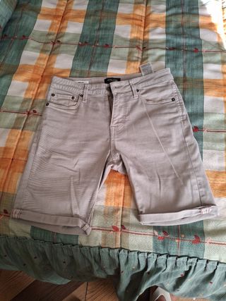 Pantalones cortos beige Jack & Jones