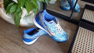 Zapatillas Nike Mercurial CR7 Azul y Dorado