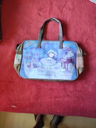 Bolso grande estampado