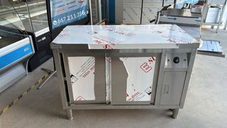 Mesa de trabajo caliente 2 puertas