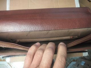 Maletín de piel Matties marrón nuevo