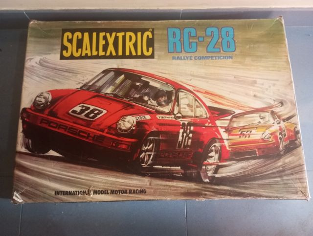 ANTIGUO SCALEXTRIC RC 28 AÑOS 70 FUNCIONANDO EXIN