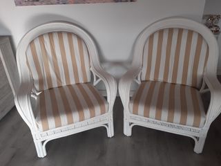 2 Sillones Porche Tapizados
