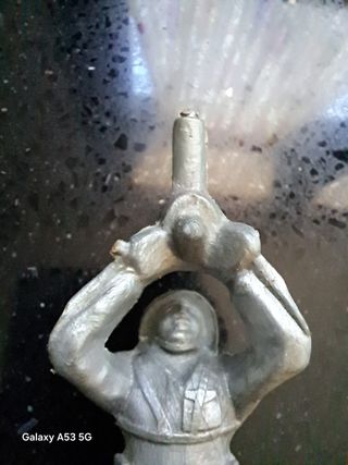Figura soldado ametralladora años 60