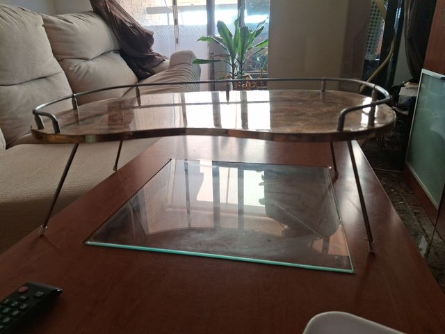 Bandeja antigua decorada