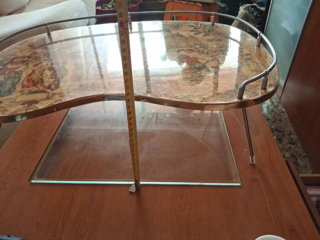 Bandeja antigua decorada