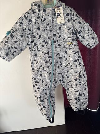 Tuta da sci bimbo con mono boot