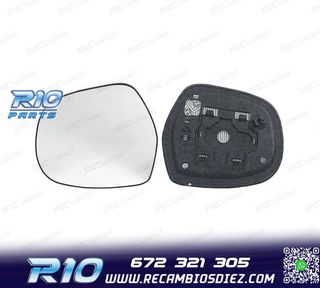 CRISTAL ESPEJO + BASE IZQUIERDO TOYOTA LAND CRUISER 02-10