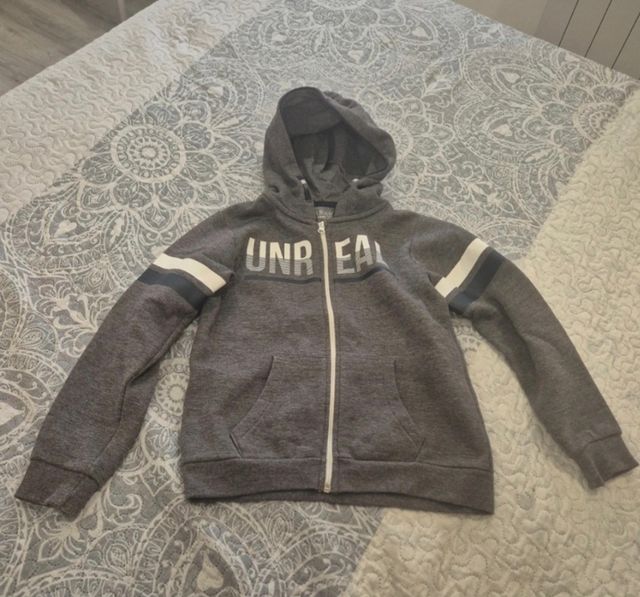 Chaqueta deportiva UNREAL niño gris