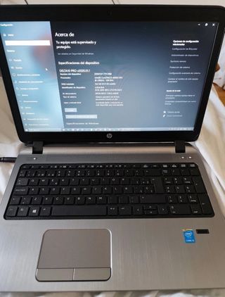 Ordenador portátil HP i3 16GB y SSD 128 GB y 1T 