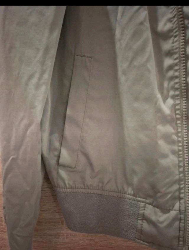 Chaqueta Bershka Hombre Beige Entretiempo