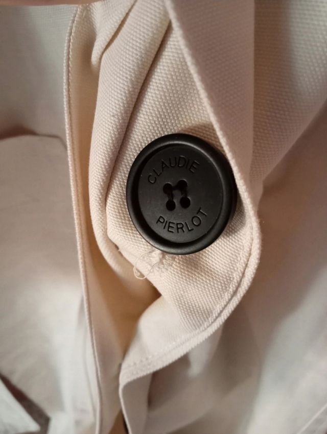 Gabardina Claudie Pierlot Beige Talla XS