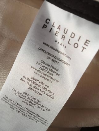 Gabardina Claudie Pierlot Beige Talla XS
