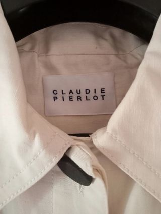 Gabardina Claudie Pierlot Beige Talla XS