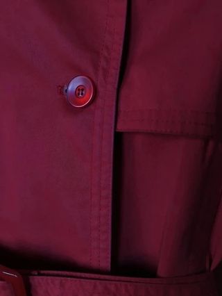 Gabardina corta Zara roja