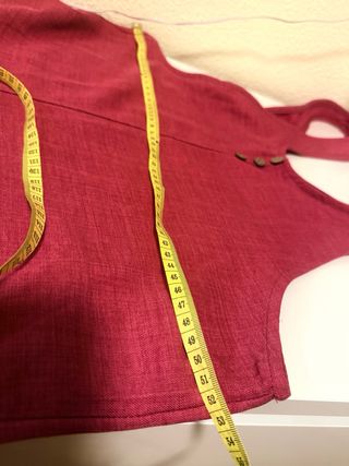 Mono rosa fucsia con botones