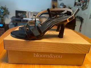 Sandalias de tacón bloom&you negras