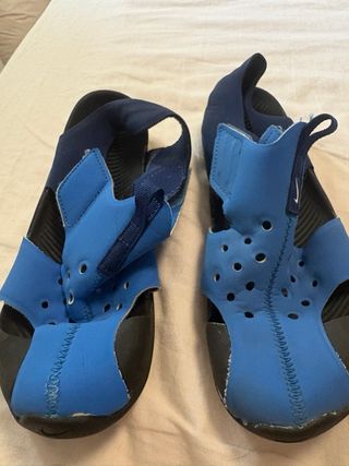 Sandalias niño FREESTYLE azul y verde