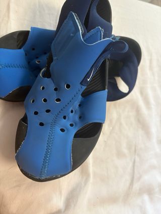 Sandalias niño FREESTYLE azul y verde