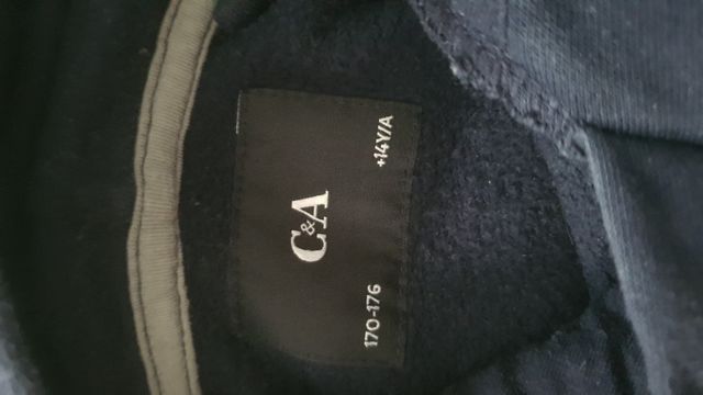 Sudadera chico azul y blanco