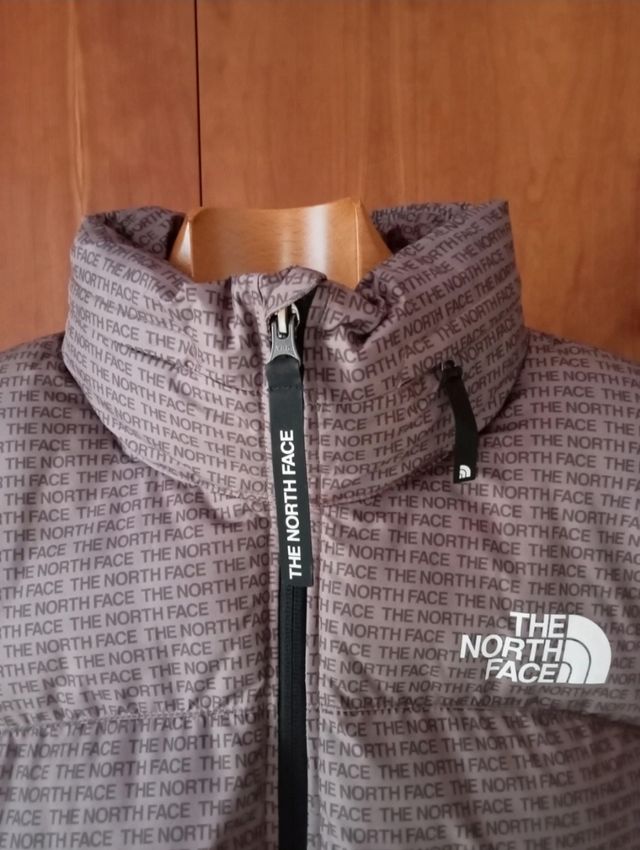 Chaqueta The North Face Mujer Talla L Gris Marrón